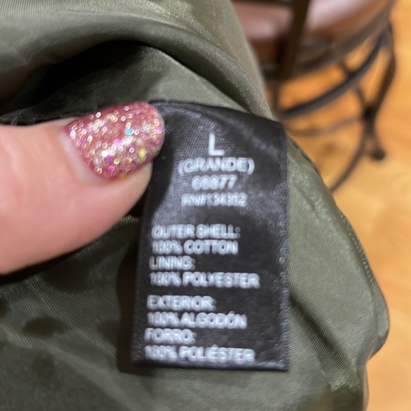 Ambiance Utility jacket in OD Green. Size L - Picture 10 of 10